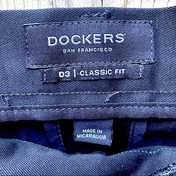 Dockers Classic Fit Cotton Black Pants NWT | W44/L30 - Picture 2 of 8